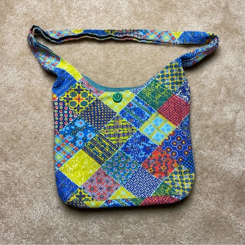 Colorful Patterned Purse 14 x 11.5